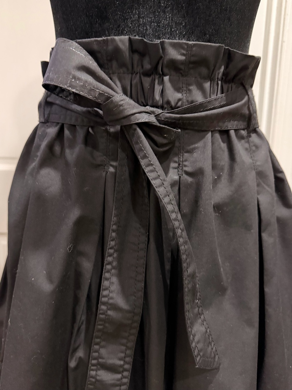 H & M Paper Bag Waist Midi Skirt
